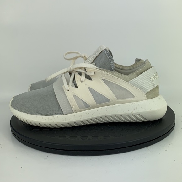 Adidas Tubular Viral White Athletic Running Shoes S75914 Women's Size 7.5 - Picture 8 of 11
